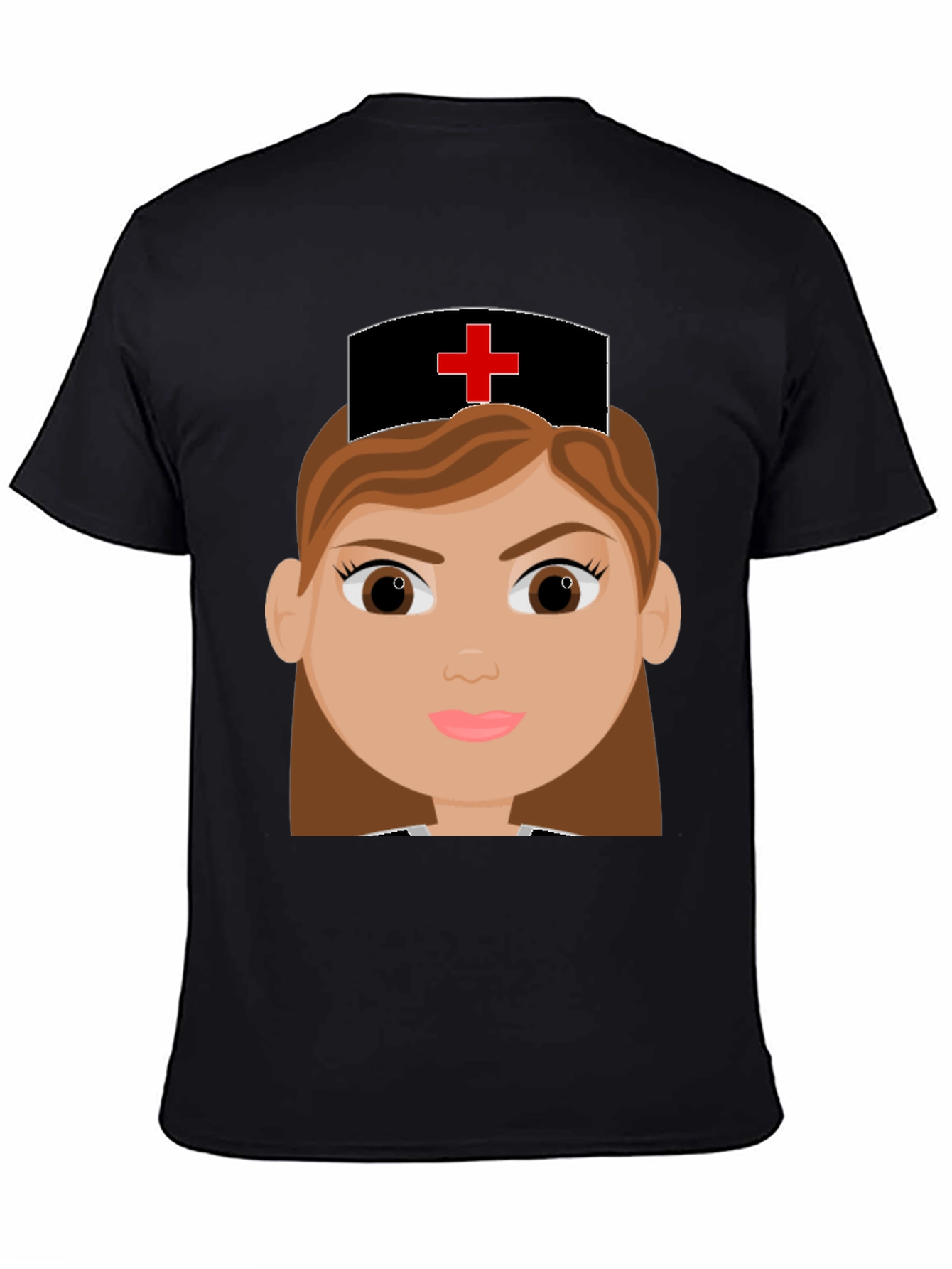 Nurse Cartoon Graphic T-Shirt
