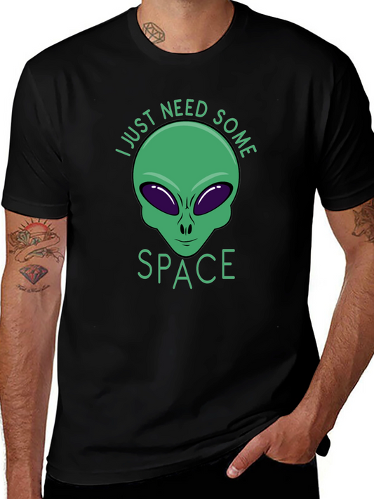 I Need Some Space Alien Graphic Tee - Soft Cotton T-Shirt