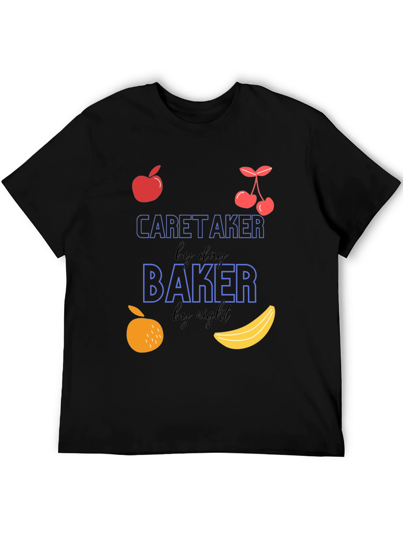 Caretaker by Day Baker by Night Graphic Tee
