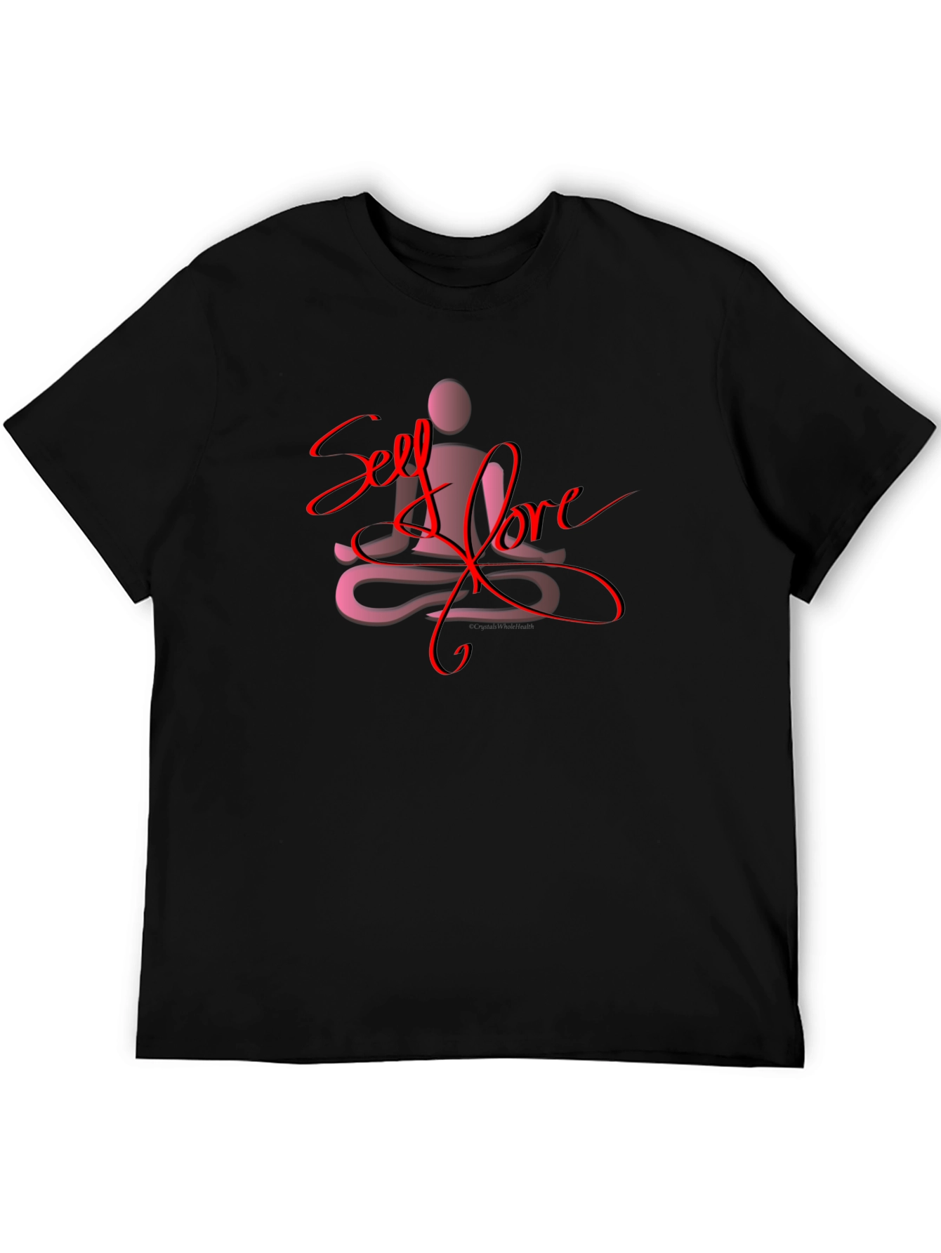 Self Love Meditation Black T-Shirt