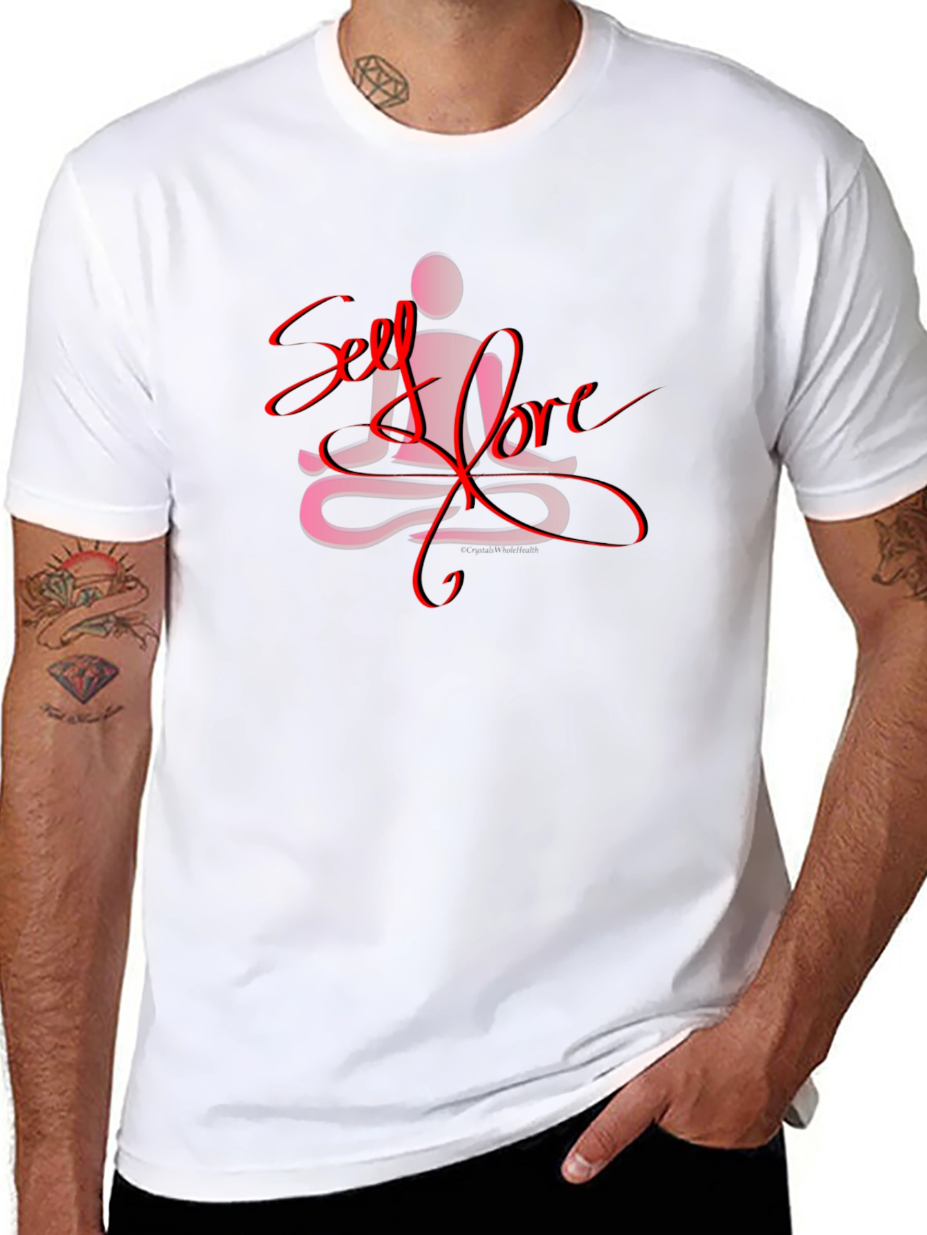 Self Love Meditation Black T-Shirt