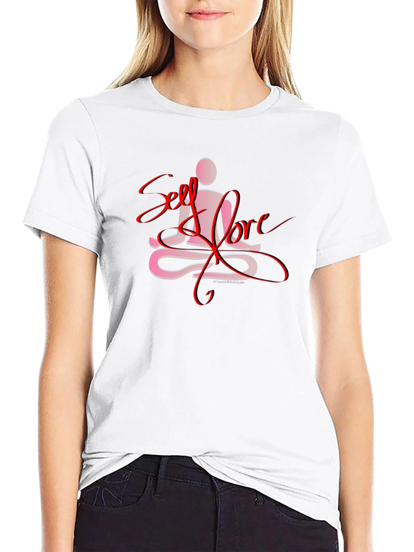 Self Love Meditation Black T-Shirt