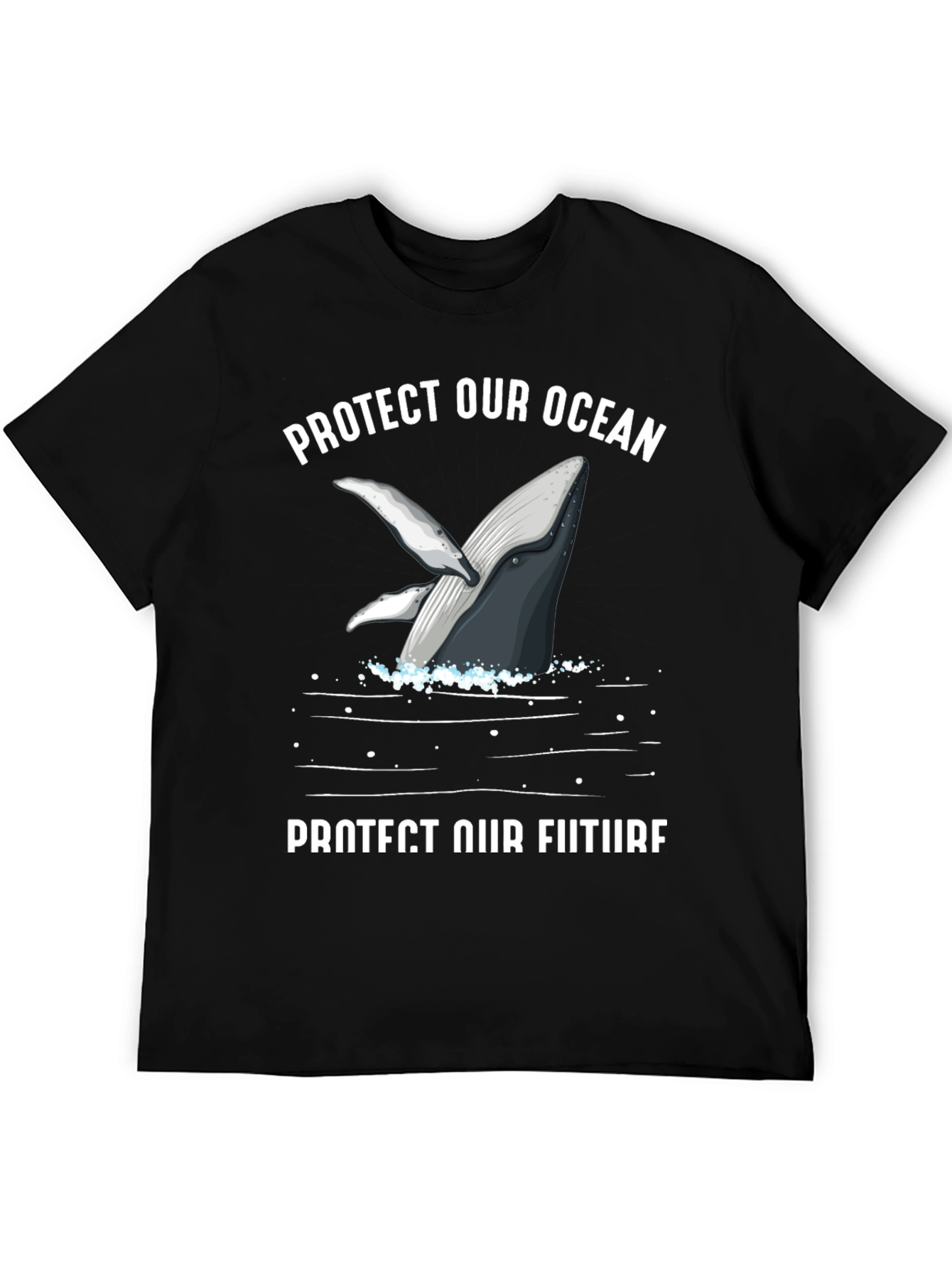 Protect Our Ocean Whale Graphic Tee
