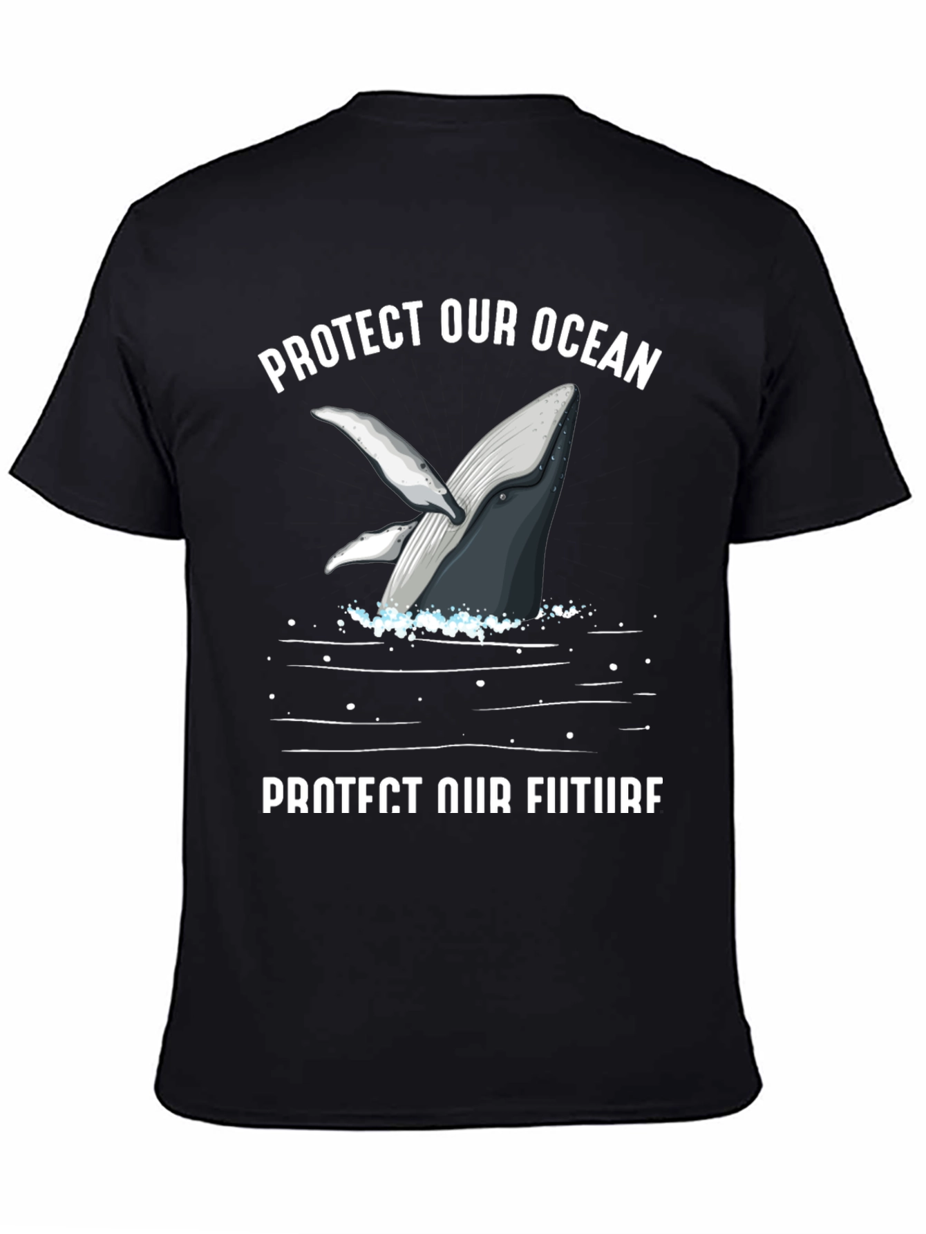 Protect Our Ocean Whale Graphic Tee