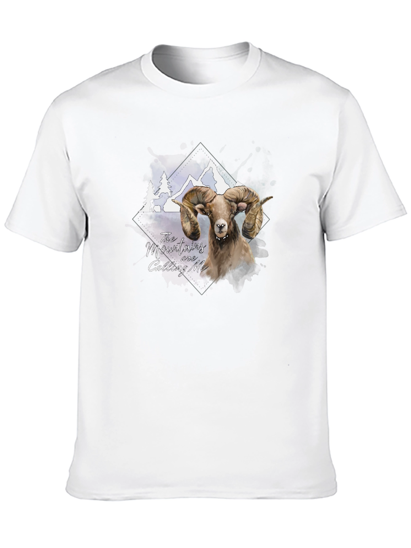 Mountains Calling Ram Graphic T-Shirt