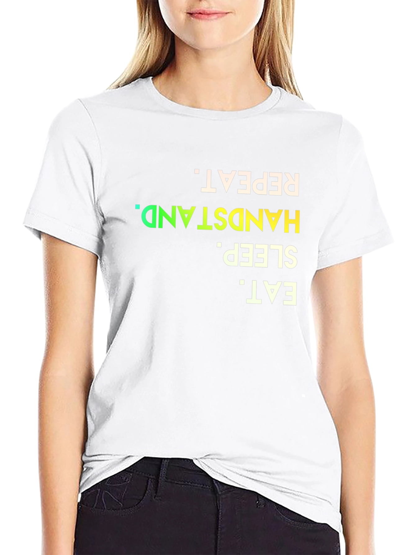 Eat Sleep Handstand Repeat - Mens Graphic Tee