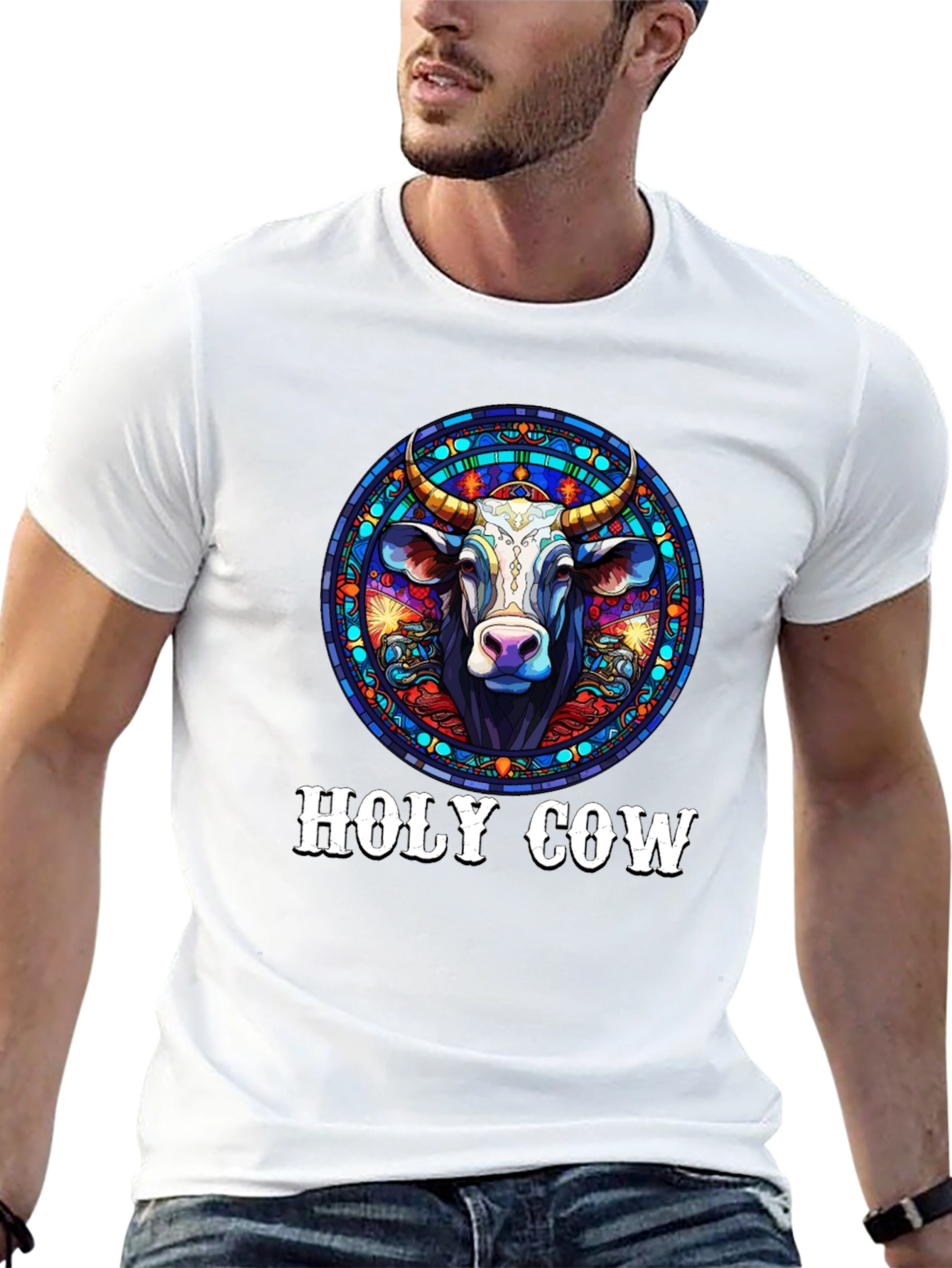 Holy Cow T-Shirt - Unique Graphic Tee