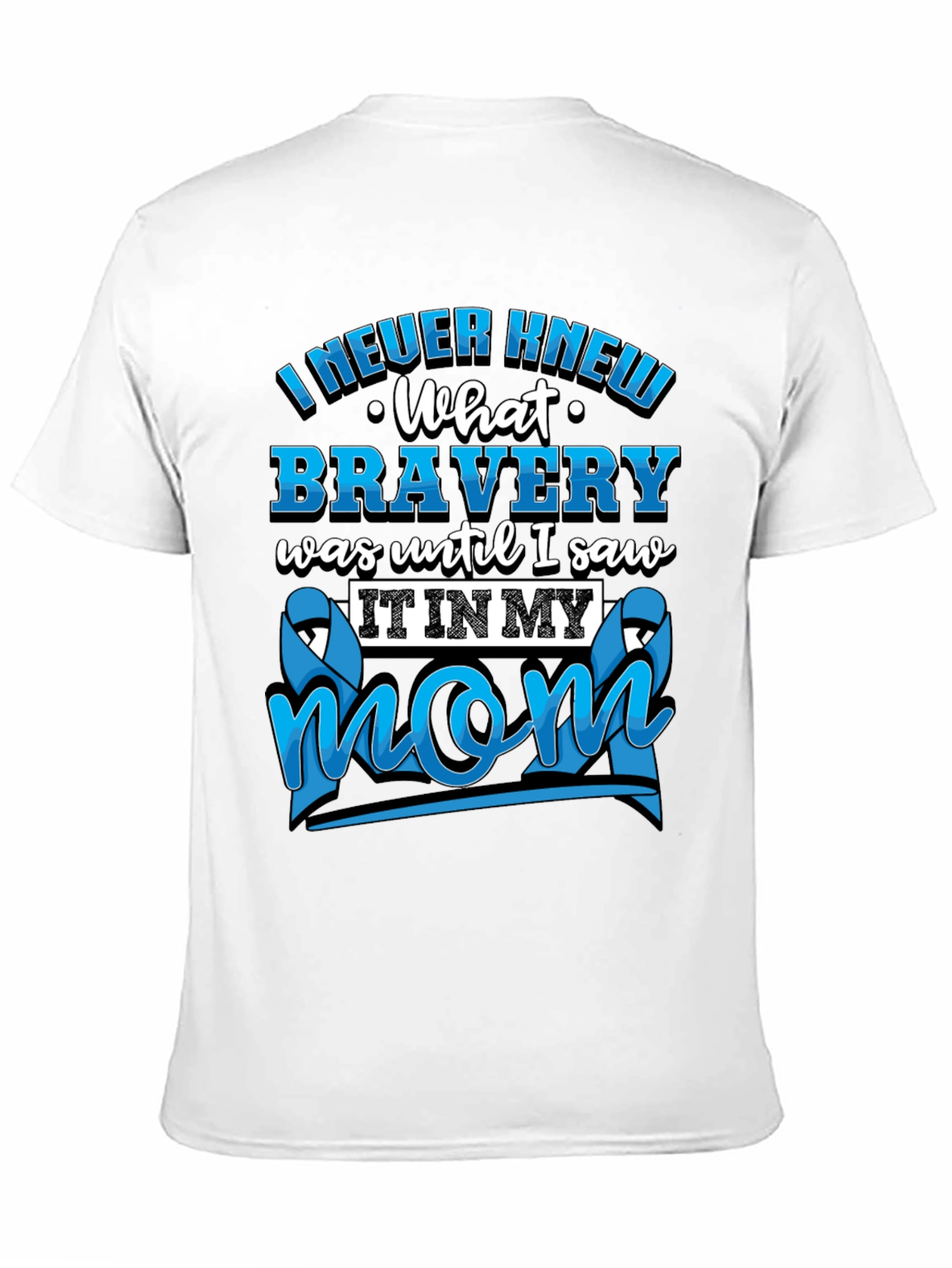 Bravery Mom Graphic T-Shirt - Teal Ribbon