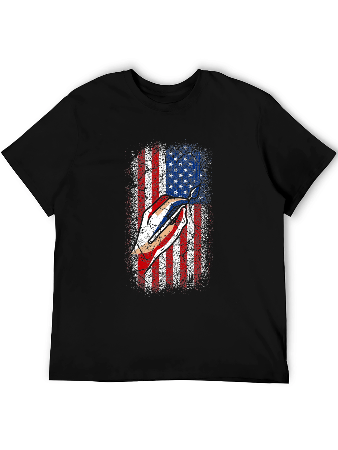 American Flag Barber T-Shirt