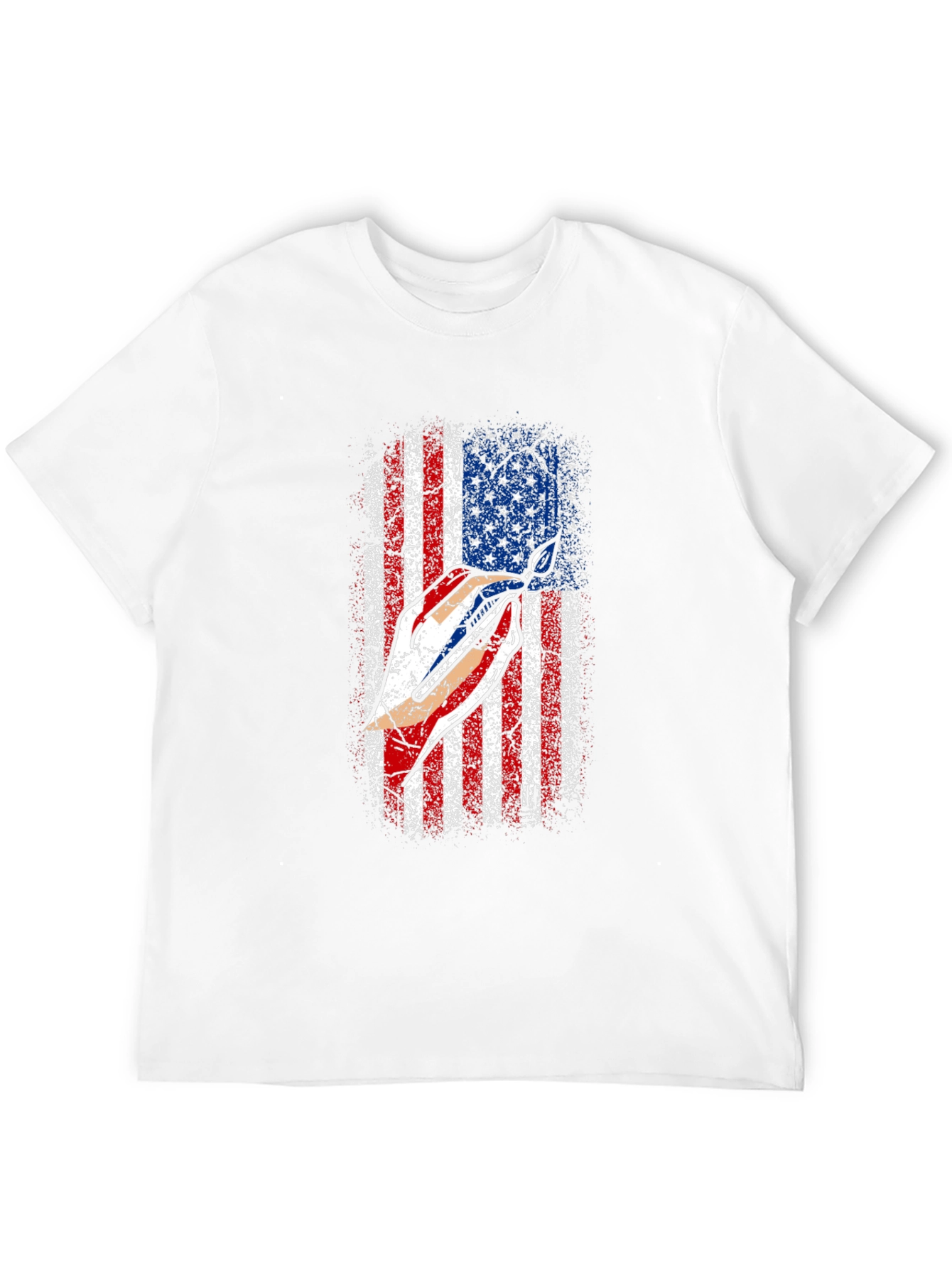 American Flag Barber T-Shirt