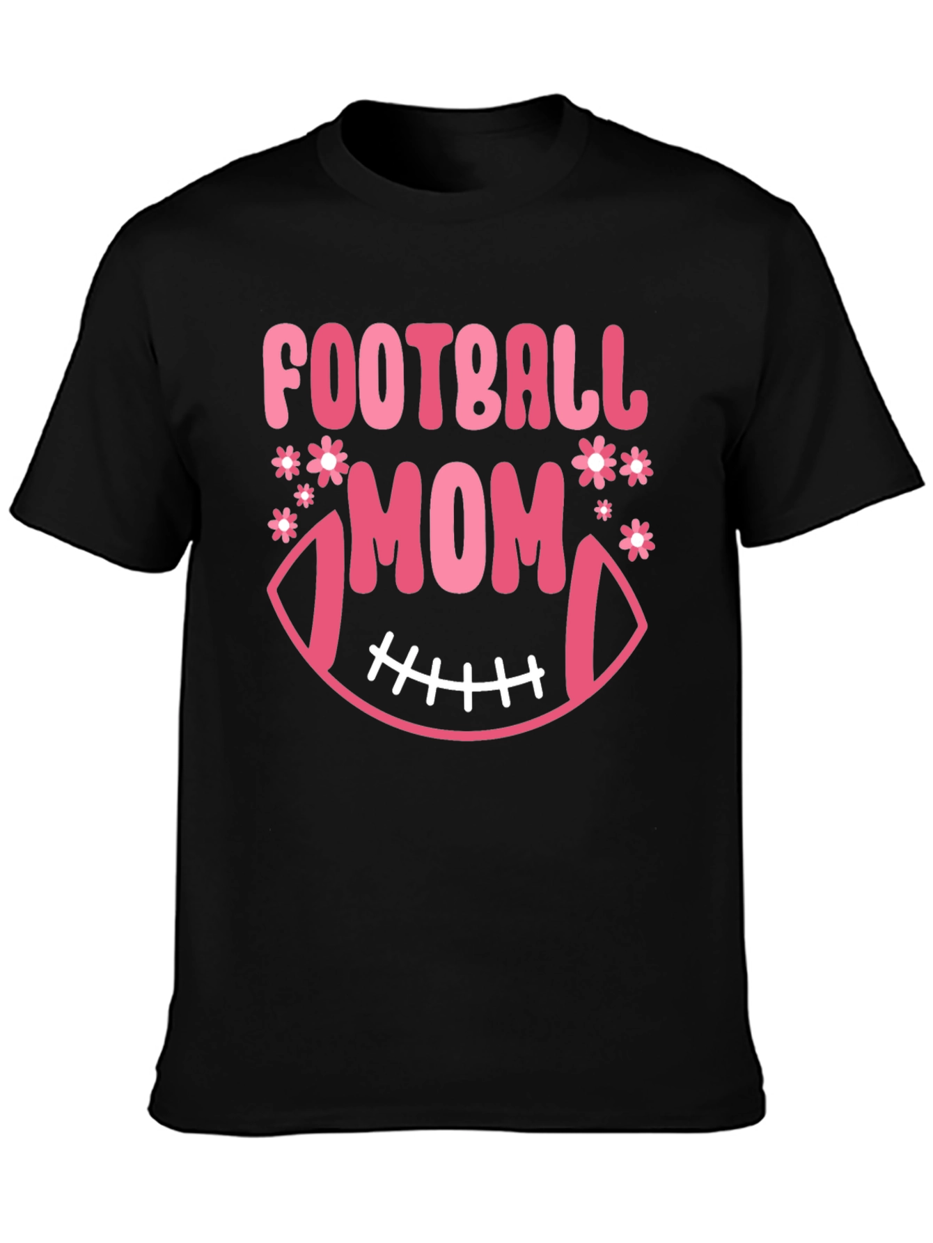 Football Mom Graphic T-Shirt