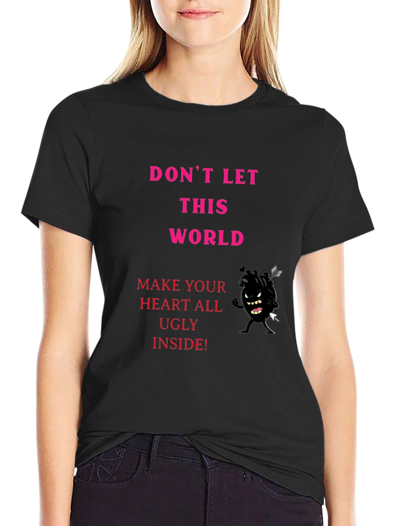 Ugly Heart Graphic Tee - Express Yourself!