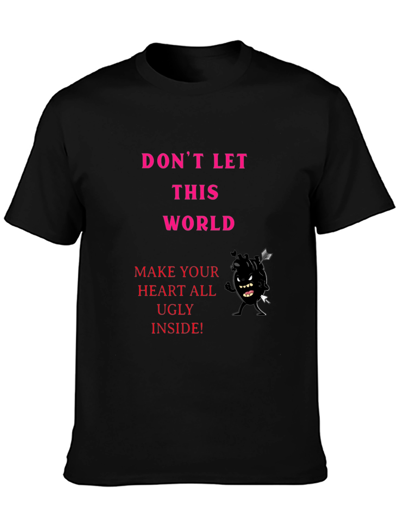 Ugly Heart Graphic Tee - Express Yourself!