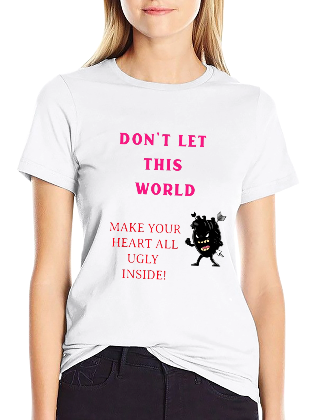 Ugly Heart Graphic Tee - Express Yourself!