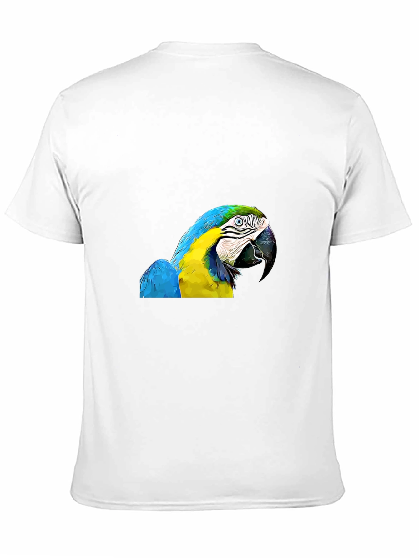 Parrot Graphic Print Black T-Shirt
