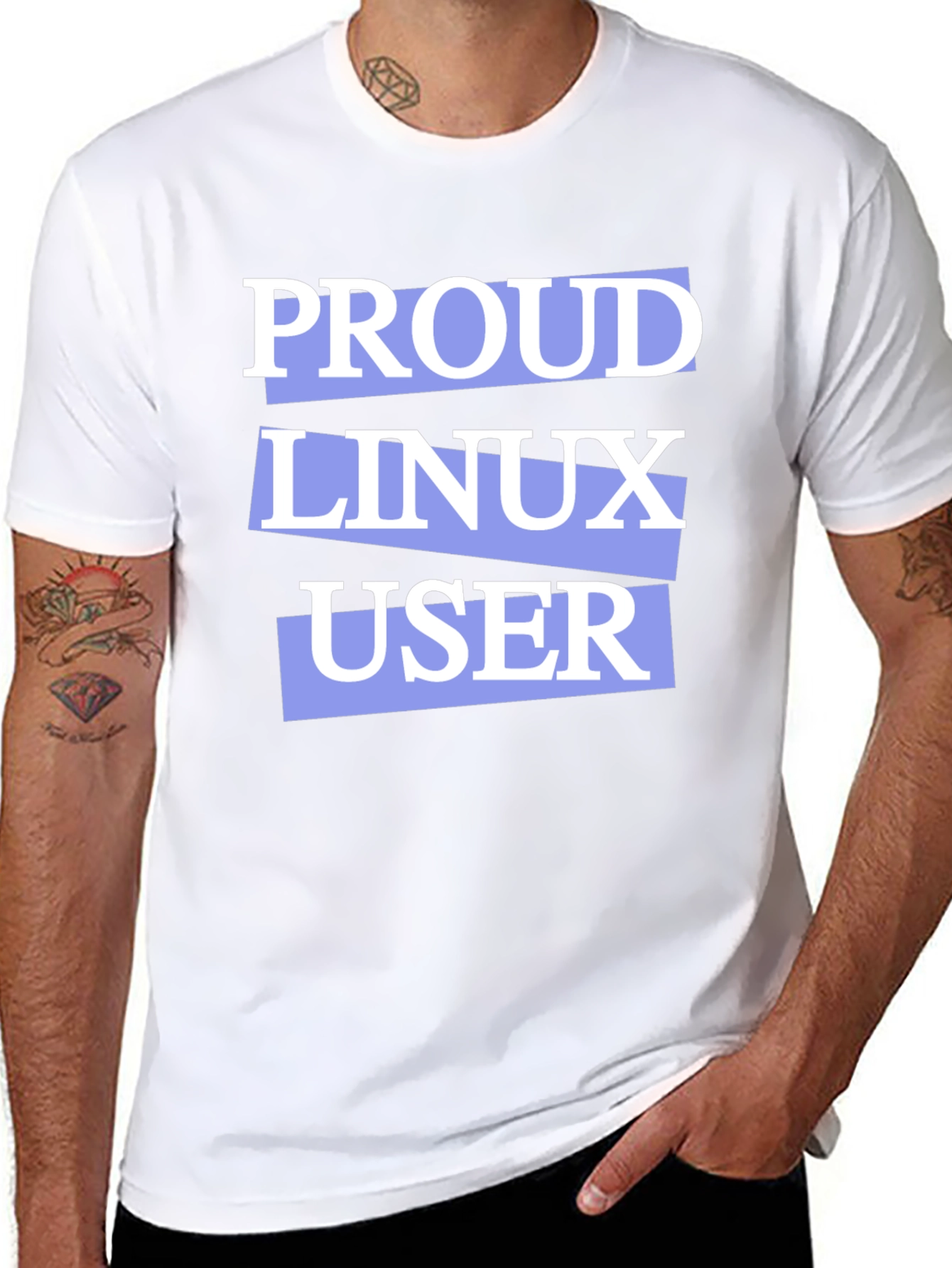 Proud Linux User Graphic Tee - Geek Pride T-Shirt