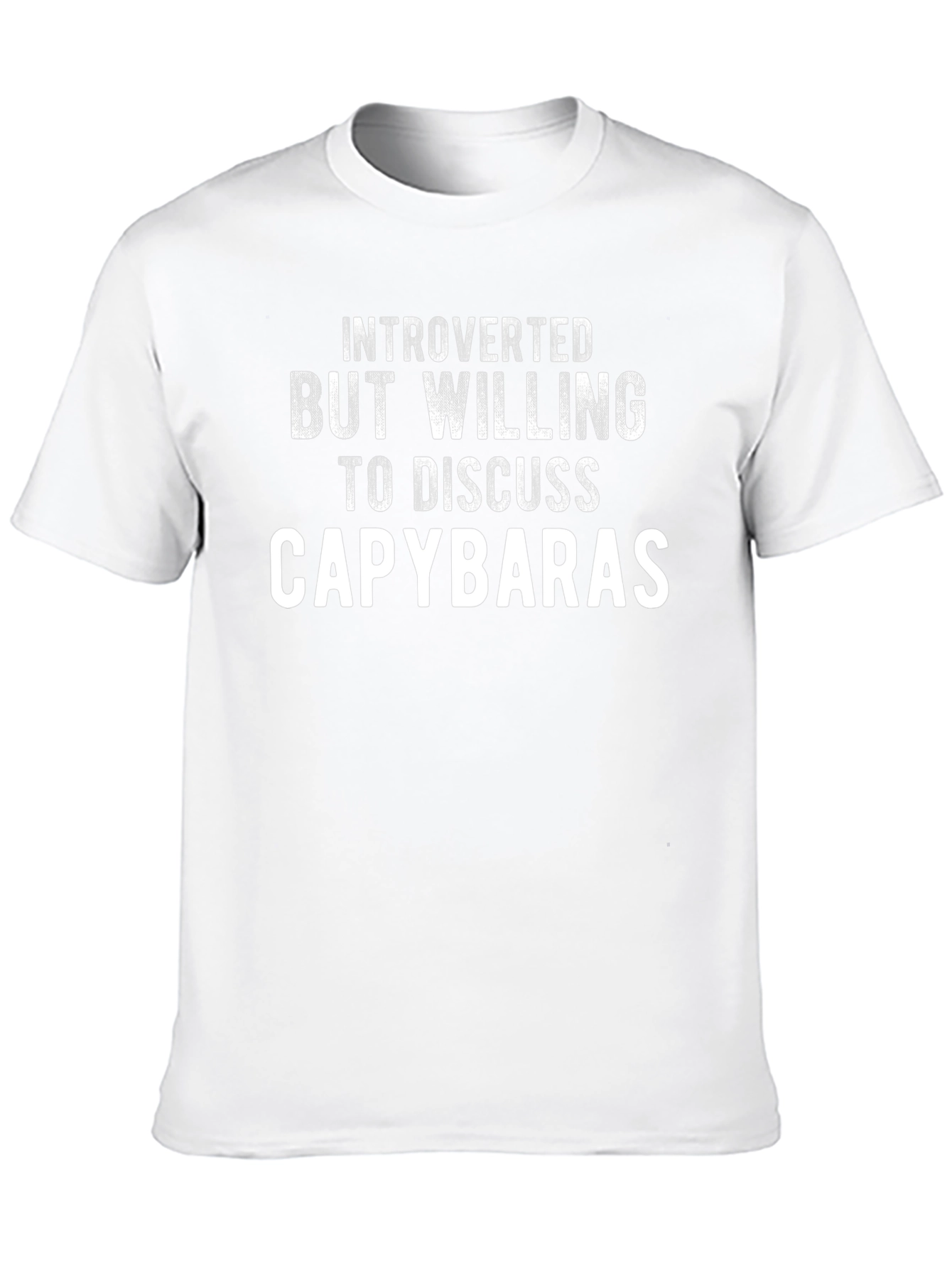 Introverted Capybara T-Shirt - Funny Animal Lover Tee
