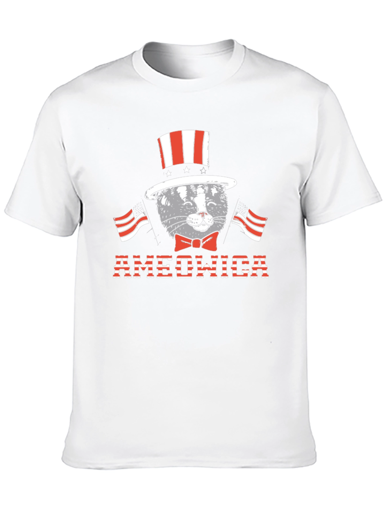 Ameowica Cat Patriotic T-Shirt