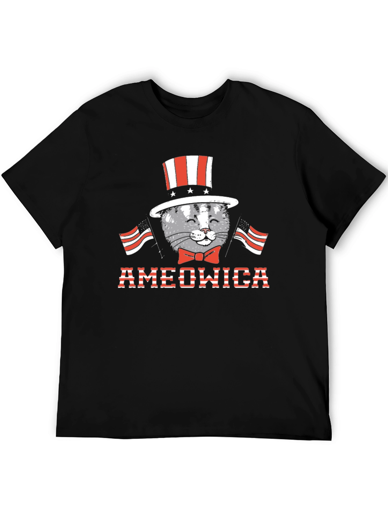 Ameowica Cat Patriotic T-Shirt