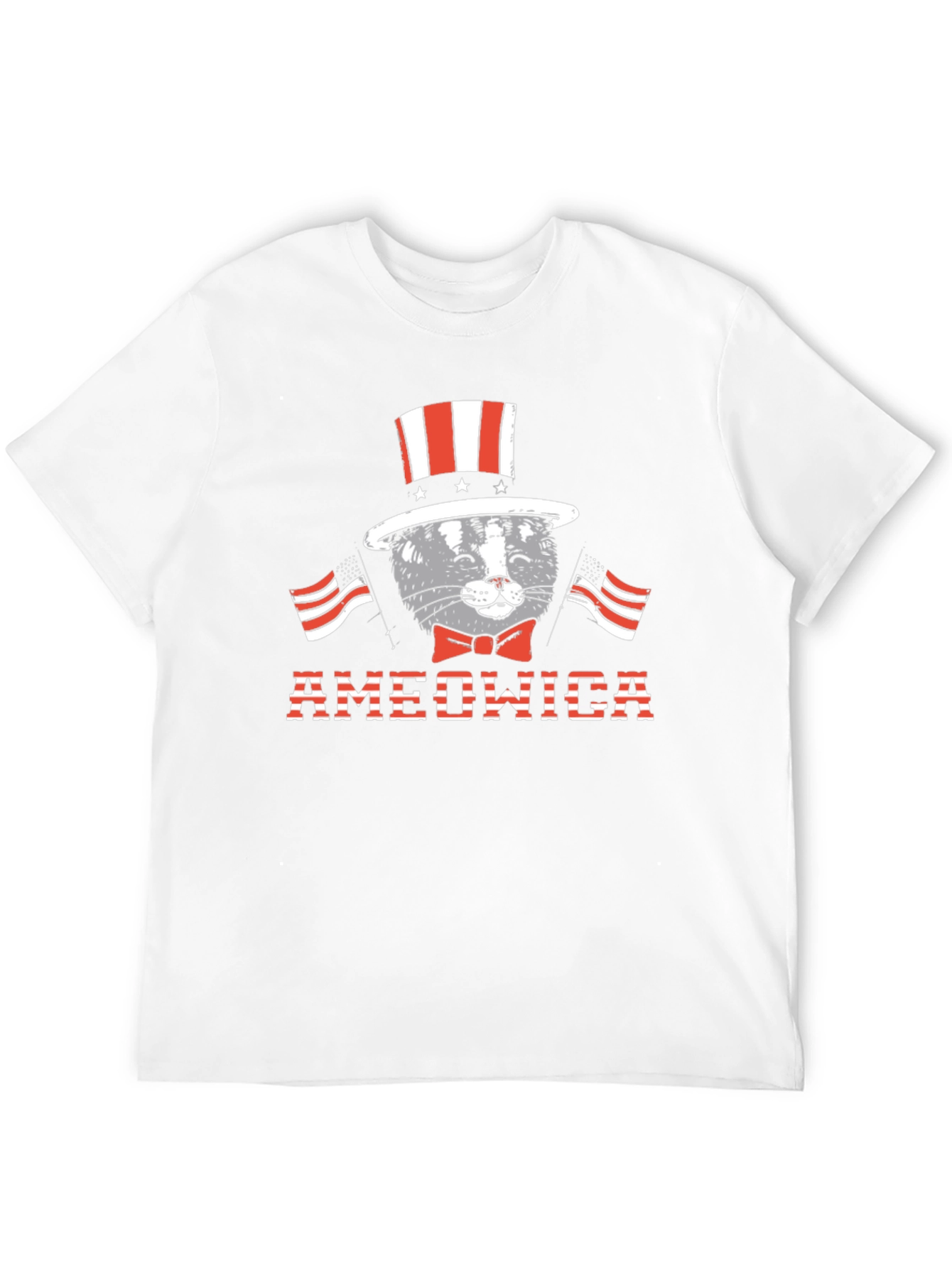 Ameowica Cat Patriotic T-Shirt