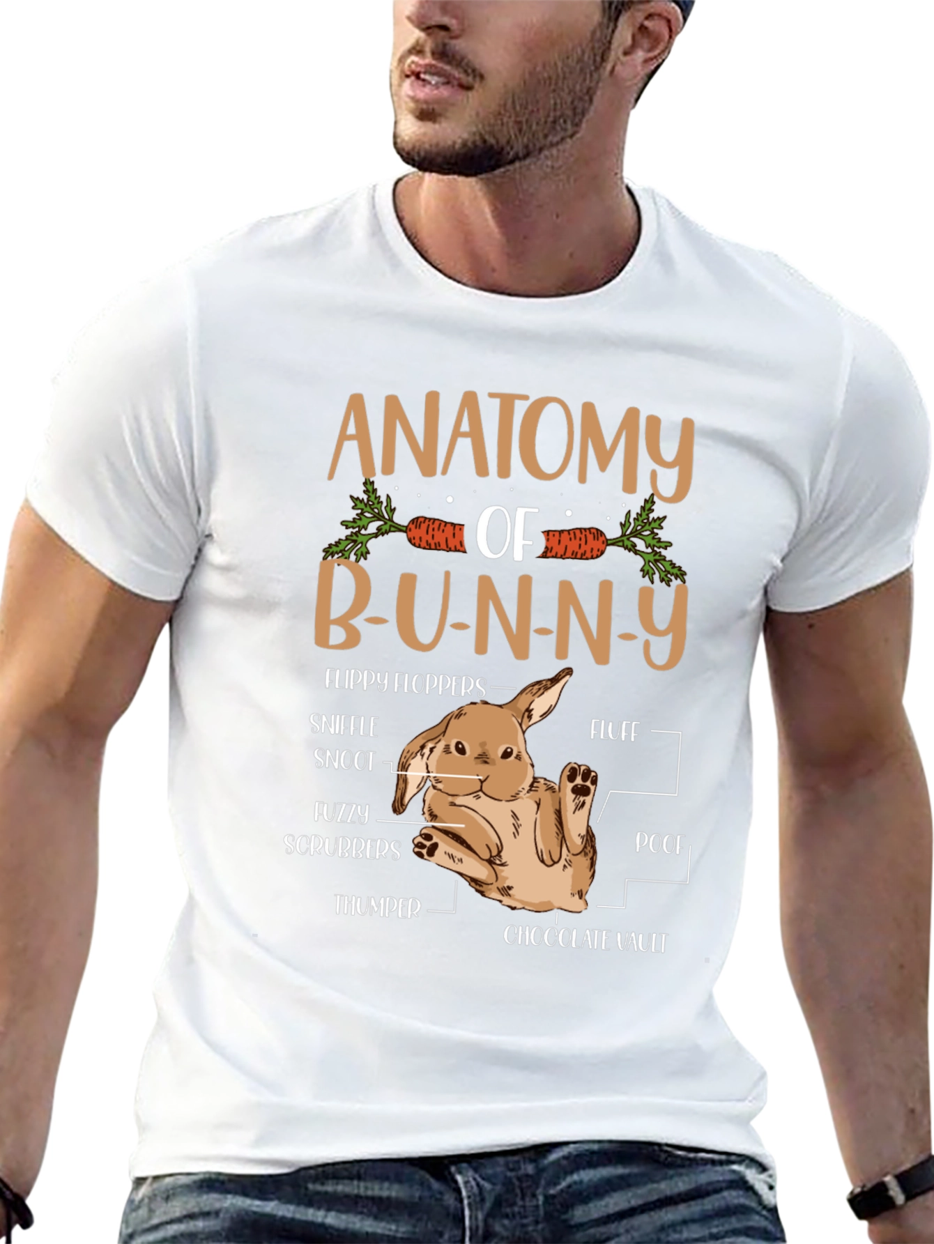 Anatomy of a Bunny T-Shirt - Easter