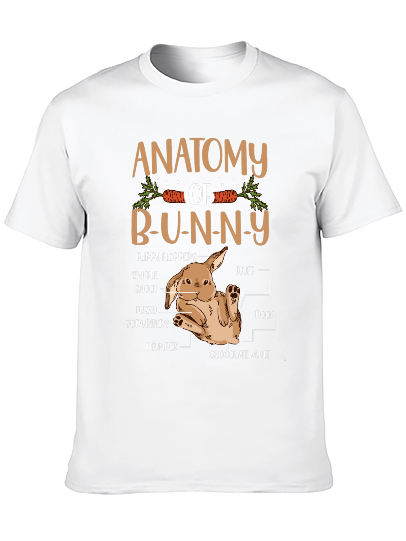 Anatomy of a Bunny T-Shirt - Easter