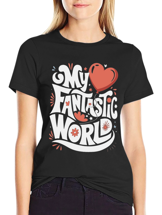 My Fantastic World Graphic Tee - Black