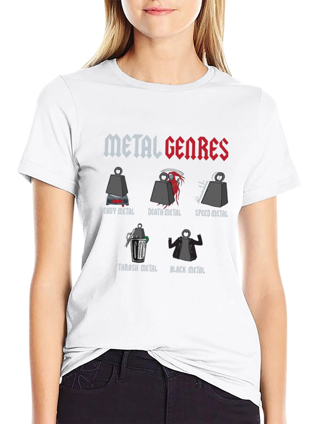 Metal Genres T-Shirt - Funny Music Tee