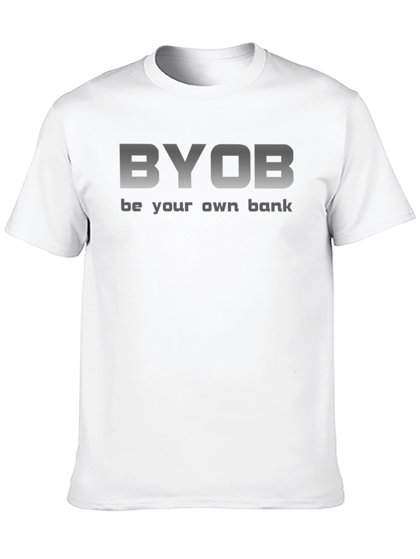 BYOB Black T-Shirt - Be Your Own Bank