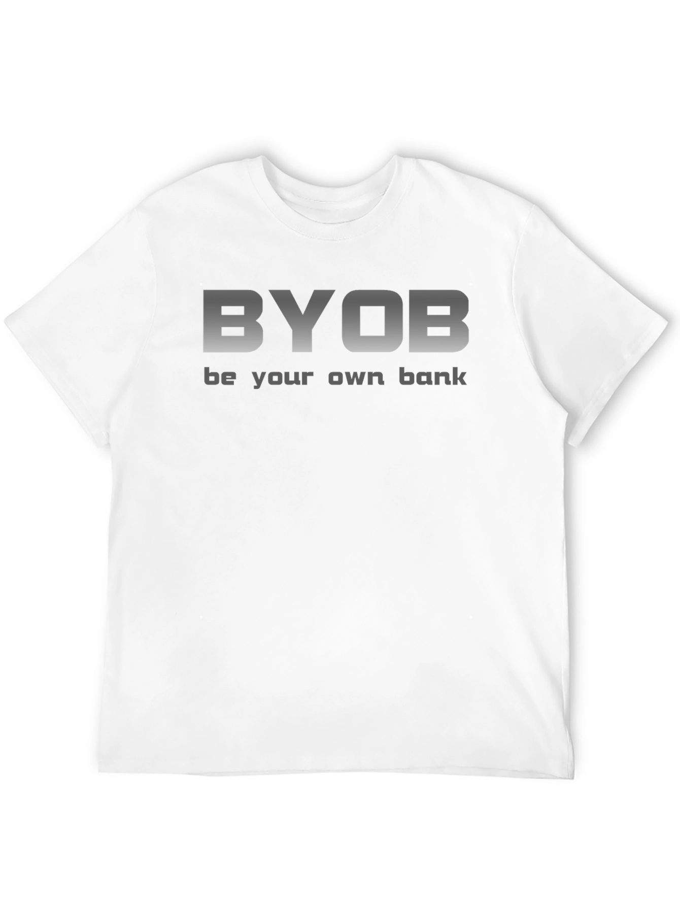 BYOB Black T-Shirt - Be Your Own Bank