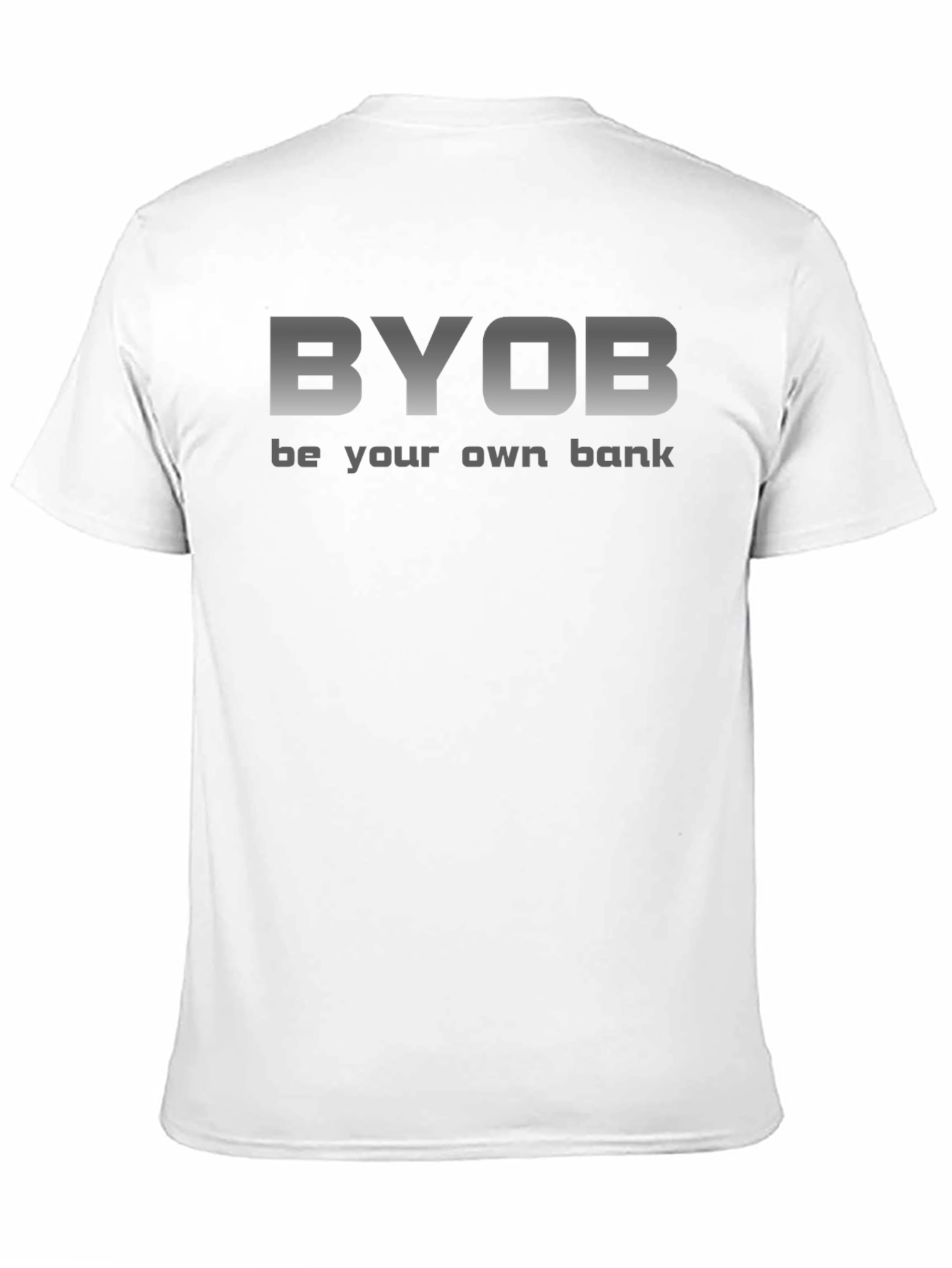 BYOB Black T-Shirt - Be Your Own Bank