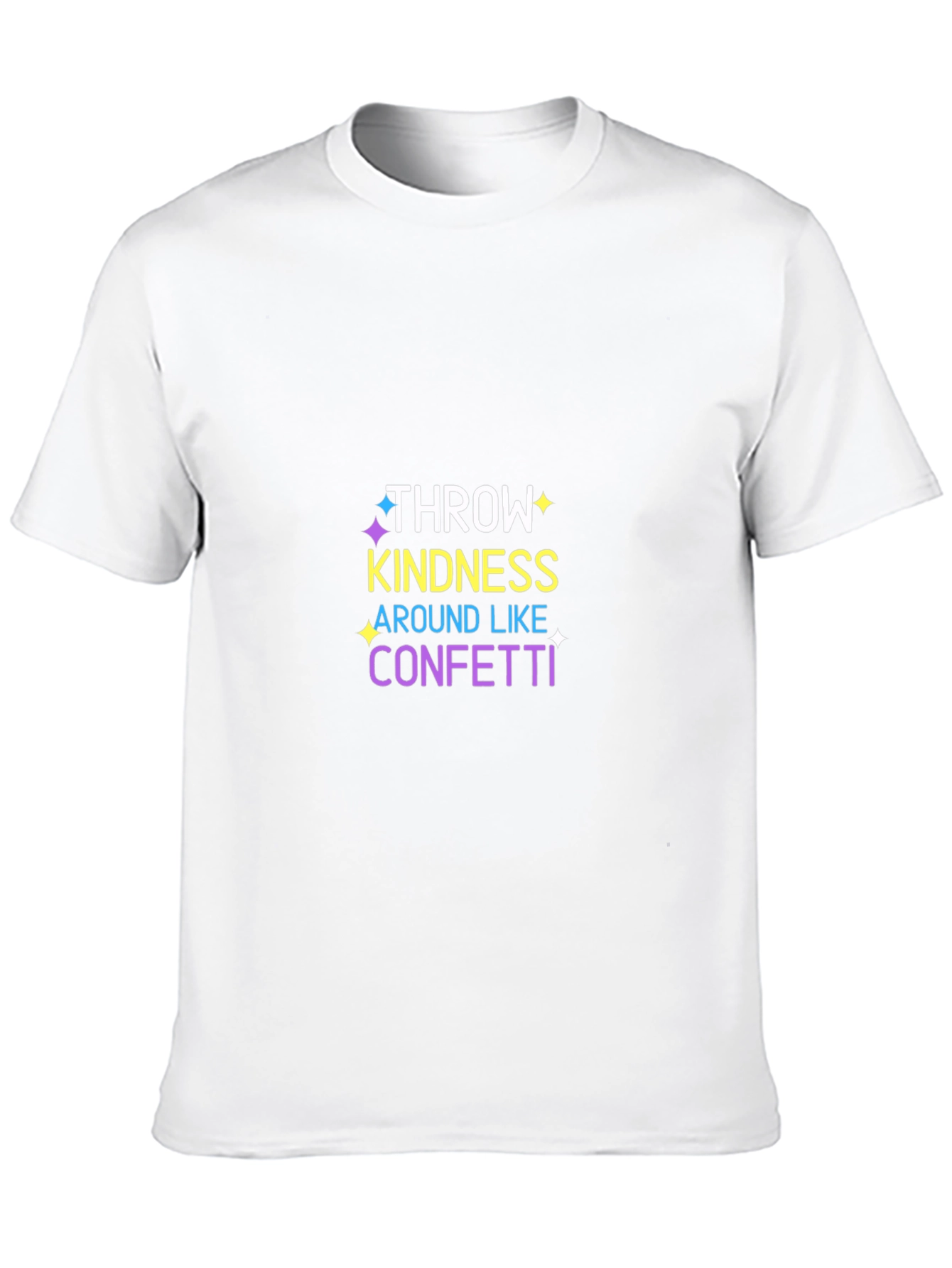 Kindness Confetti Graphic T-Shirt - Black