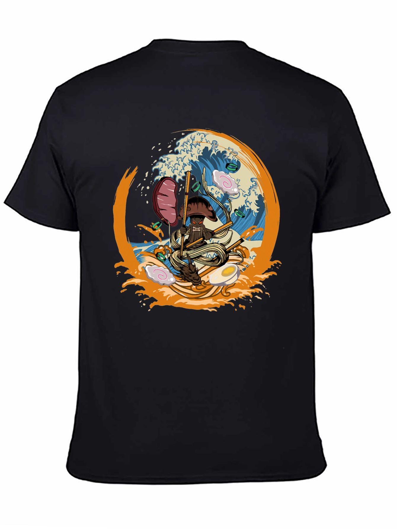 Ramen Samurai Mens Graphic T-Shirt