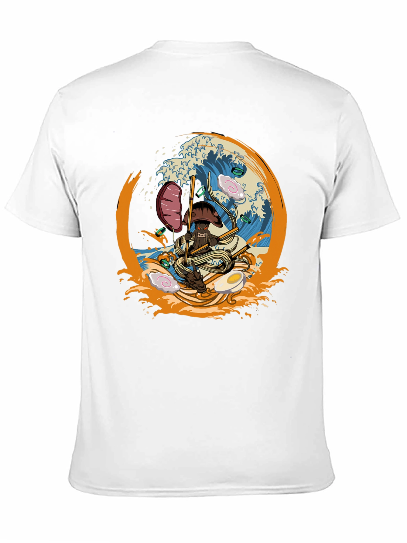 Ramen Samurai Mens Graphic T-Shirt
