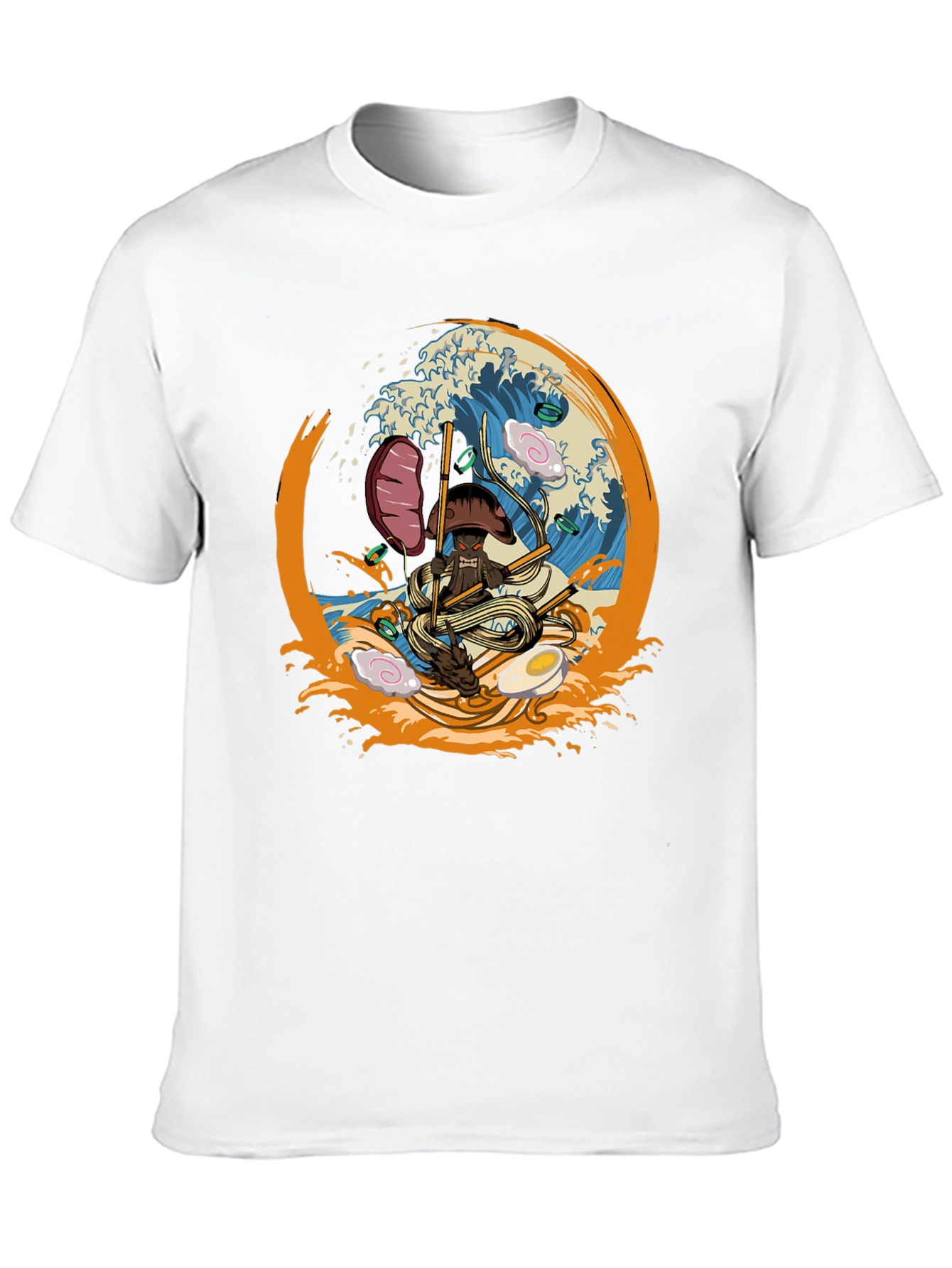 Ramen Samurai Mens Graphic T-Shirt