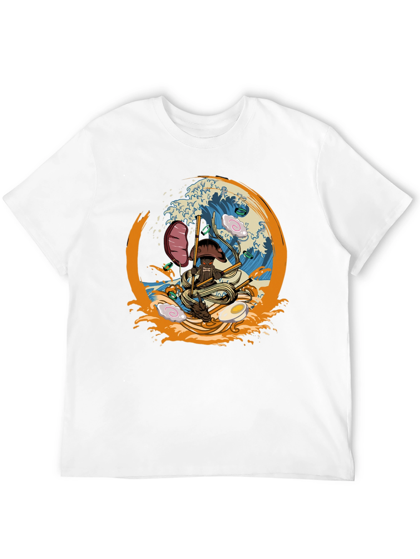 Ramen Samurai Mens Graphic T-Shirt