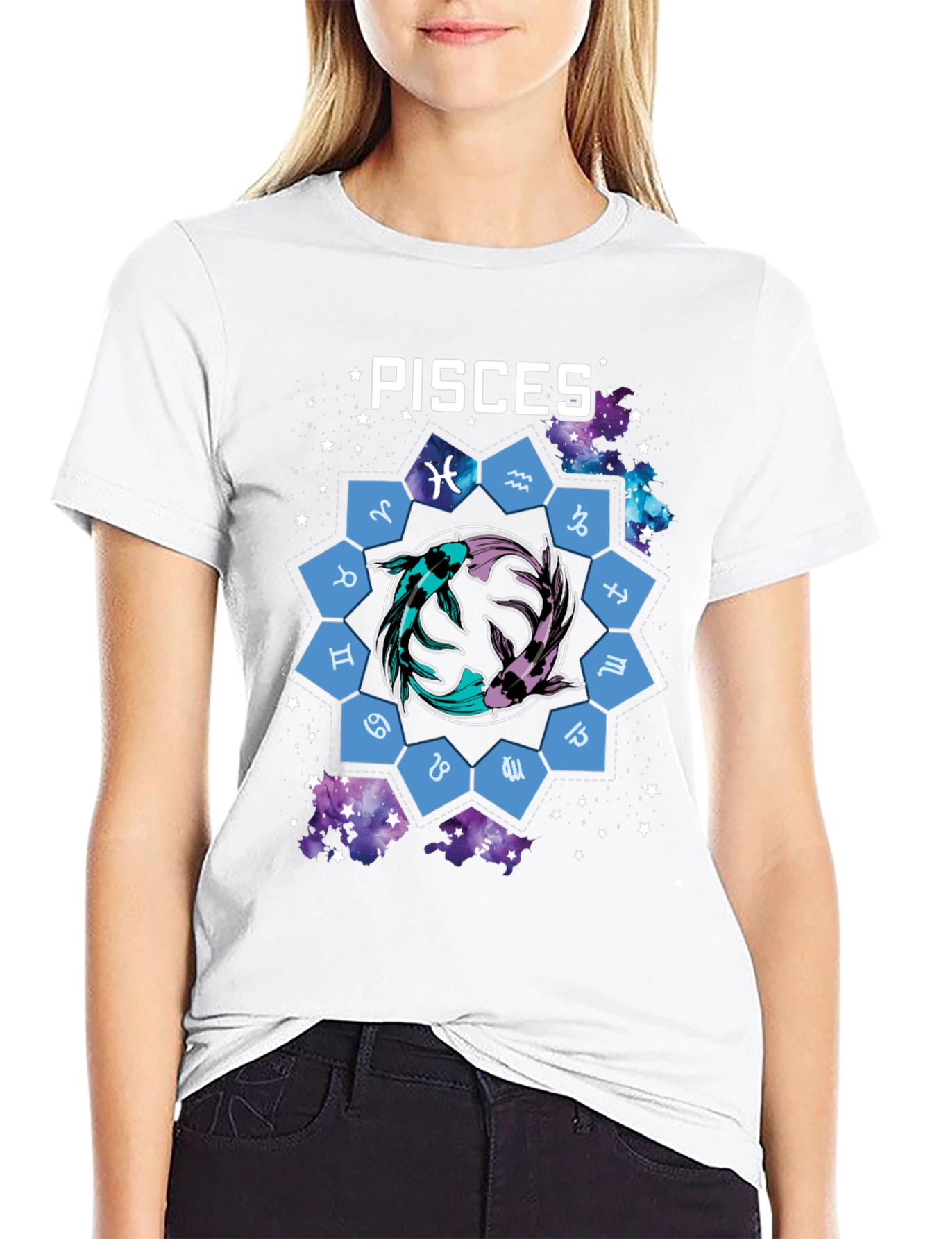 Pisces Zodiac T-Shirt - Unique Graphic Tee