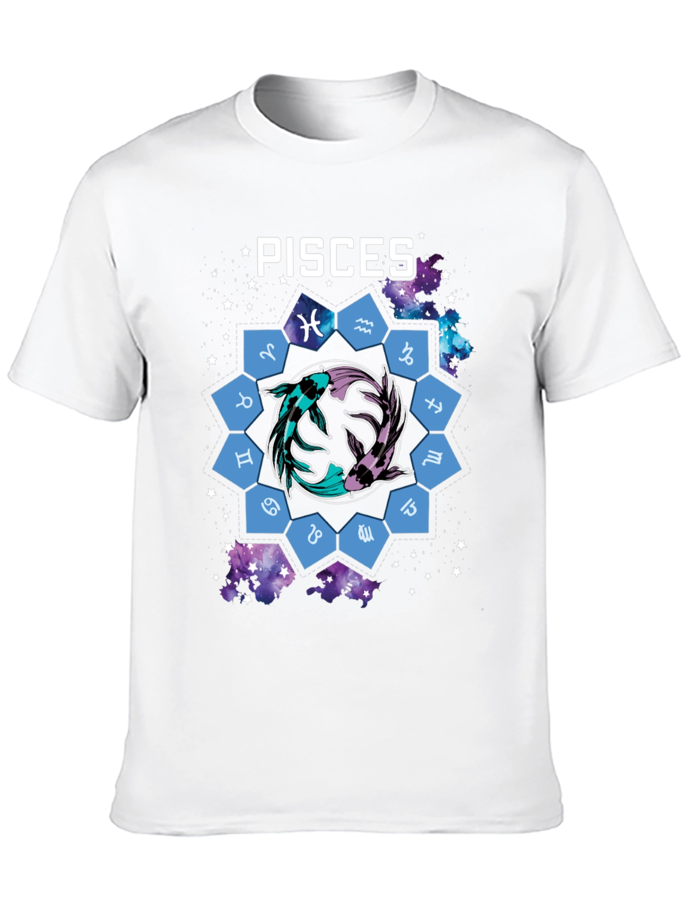 Pisces Zodiac T-Shirt - Unique Graphic Tee