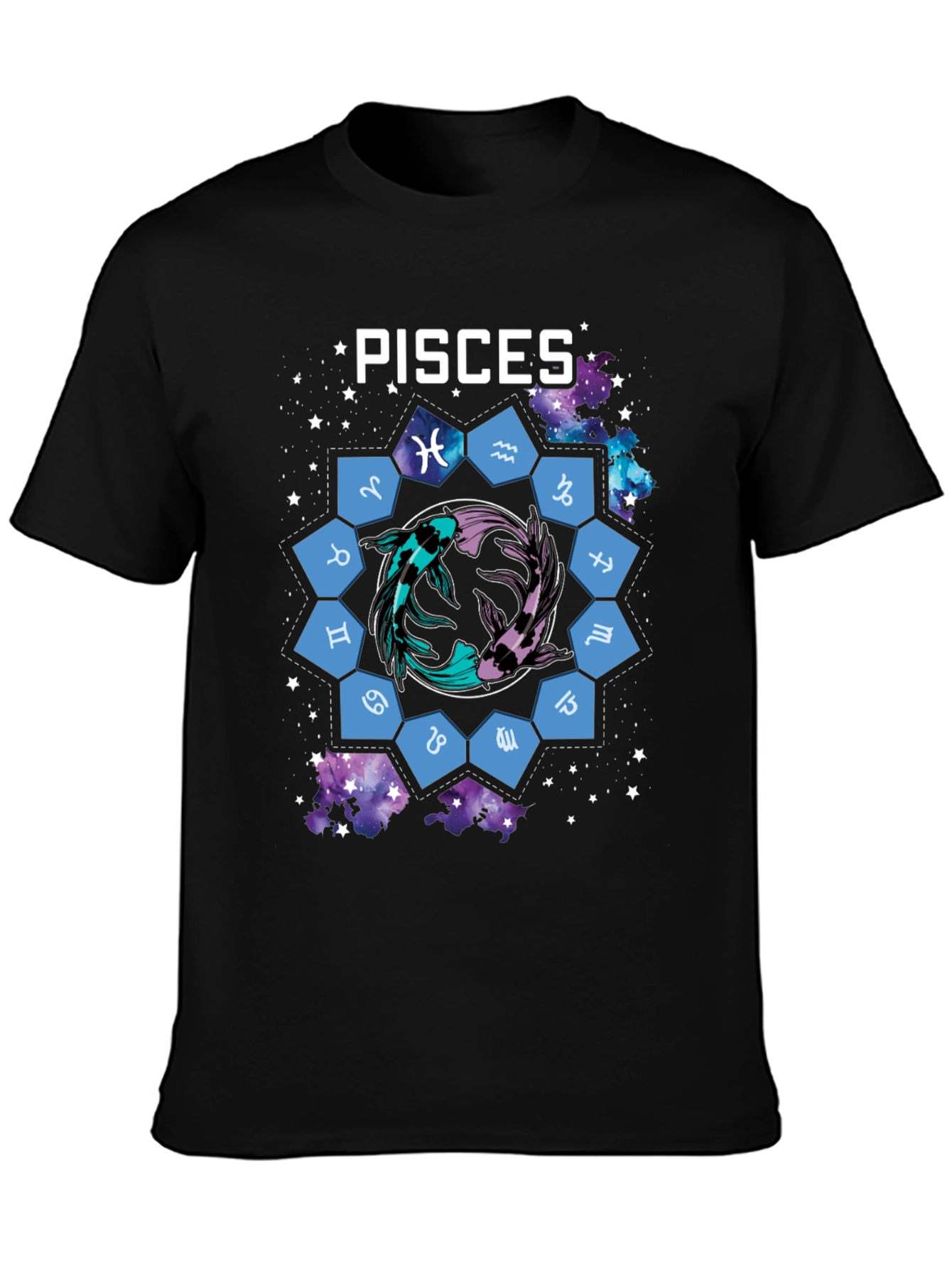 Pisces Zodiac T-Shirt - Unique Graphic Tee