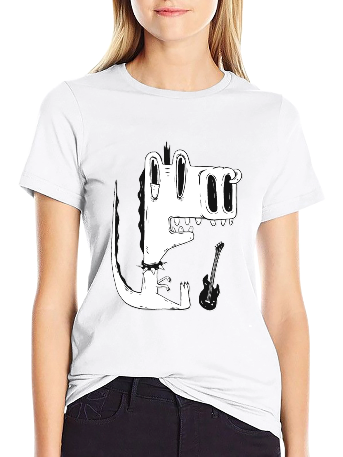 Cartoon Crocodile Graphic Tee