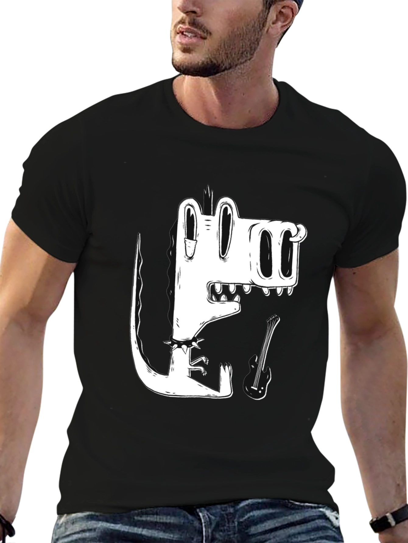 Cartoon Crocodile Graphic Tee
