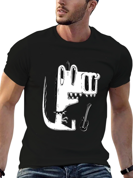 Cartoon Crocodile Graphic Tee