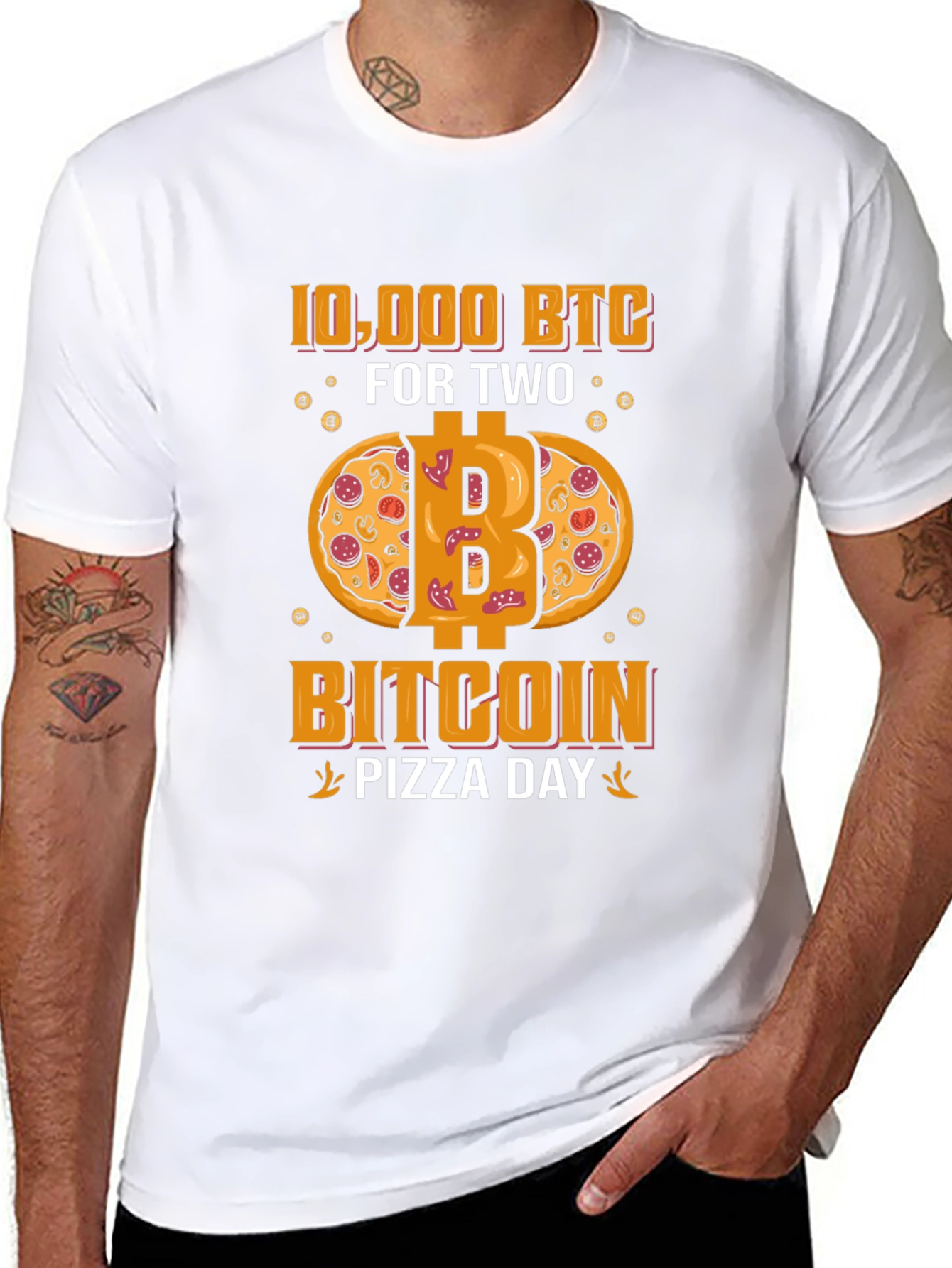 Bitcoin Pizza Day T-Shirt - Cryptocurrency Tee