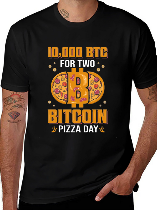 Bitcoin Pizza Day T-Shirt - Cryptocurrency Tee