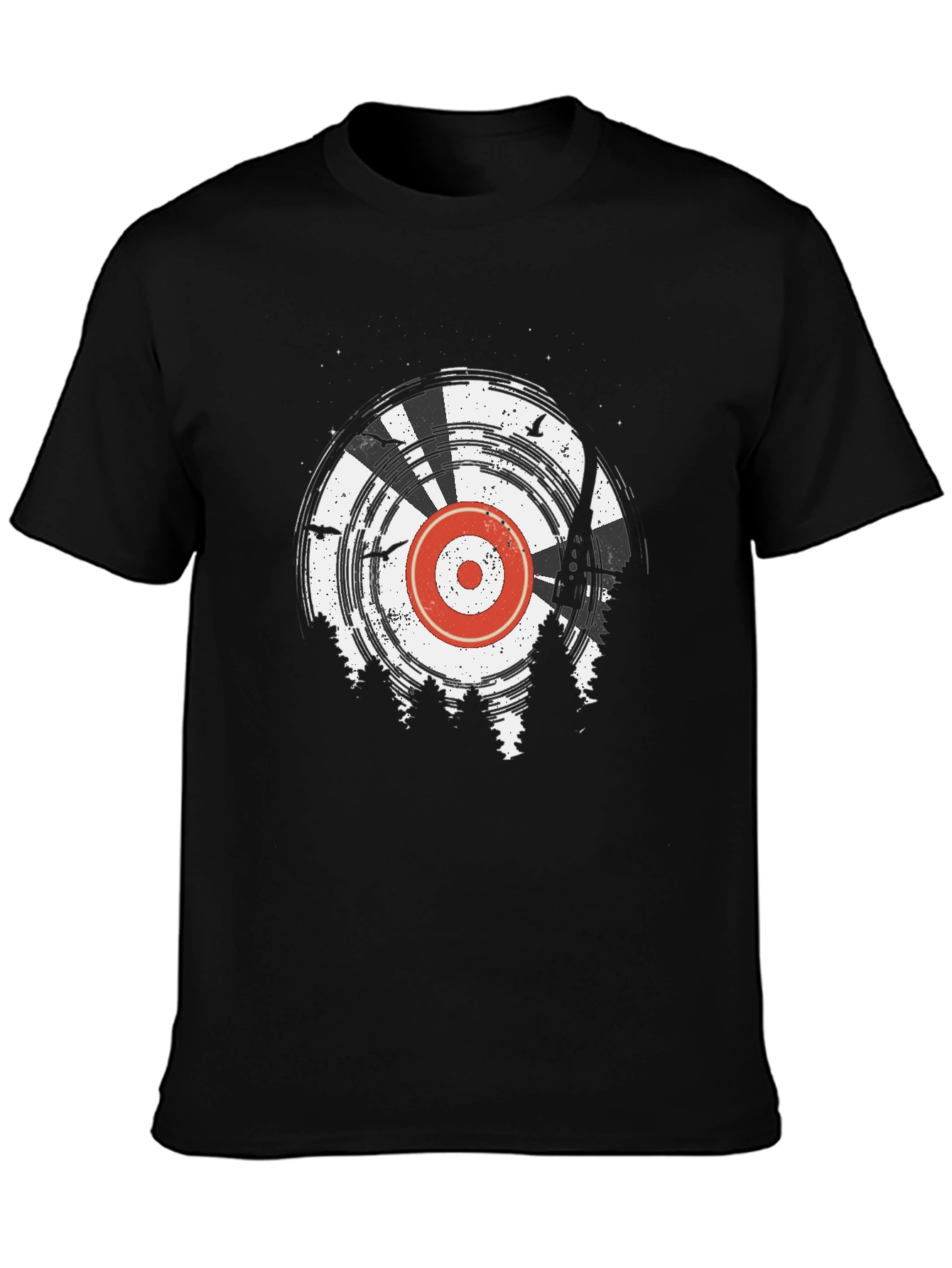 Target & Forest Graphic Tee - Casual Style