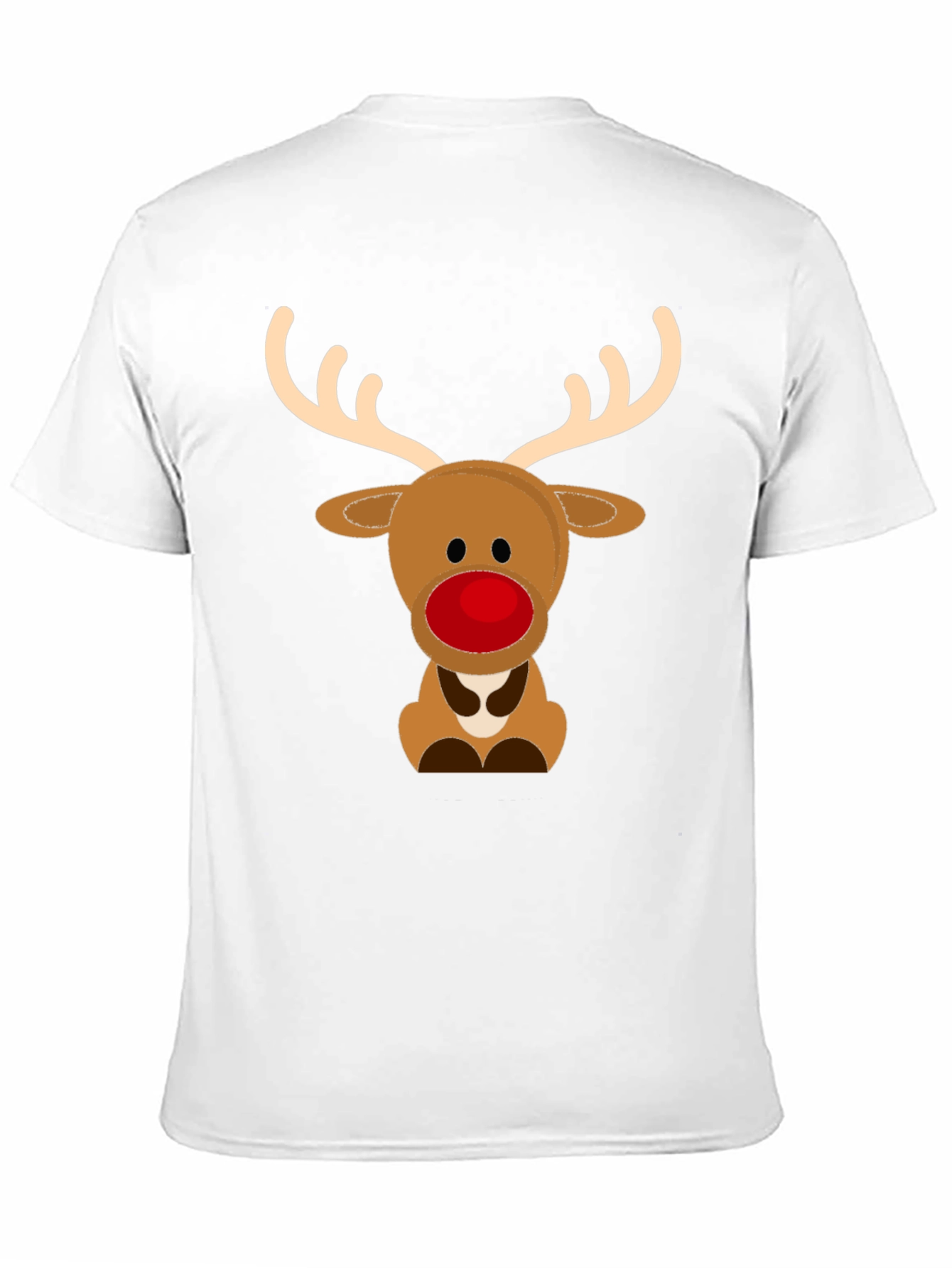 Cute Reindeer Graphic Tee - Holiday Season