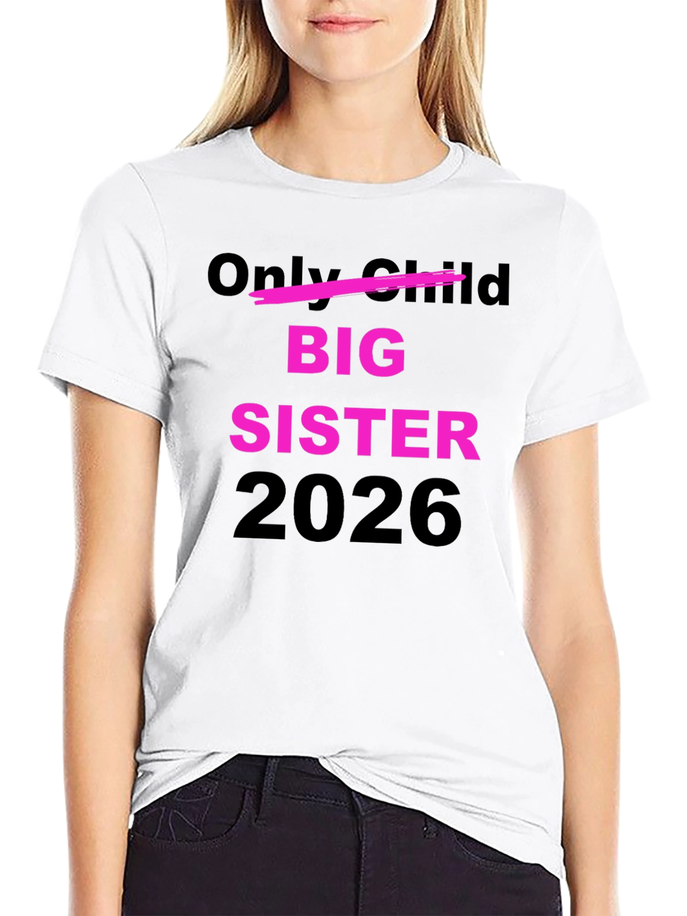 Big Sister 2026 Graphic Tee Shirt