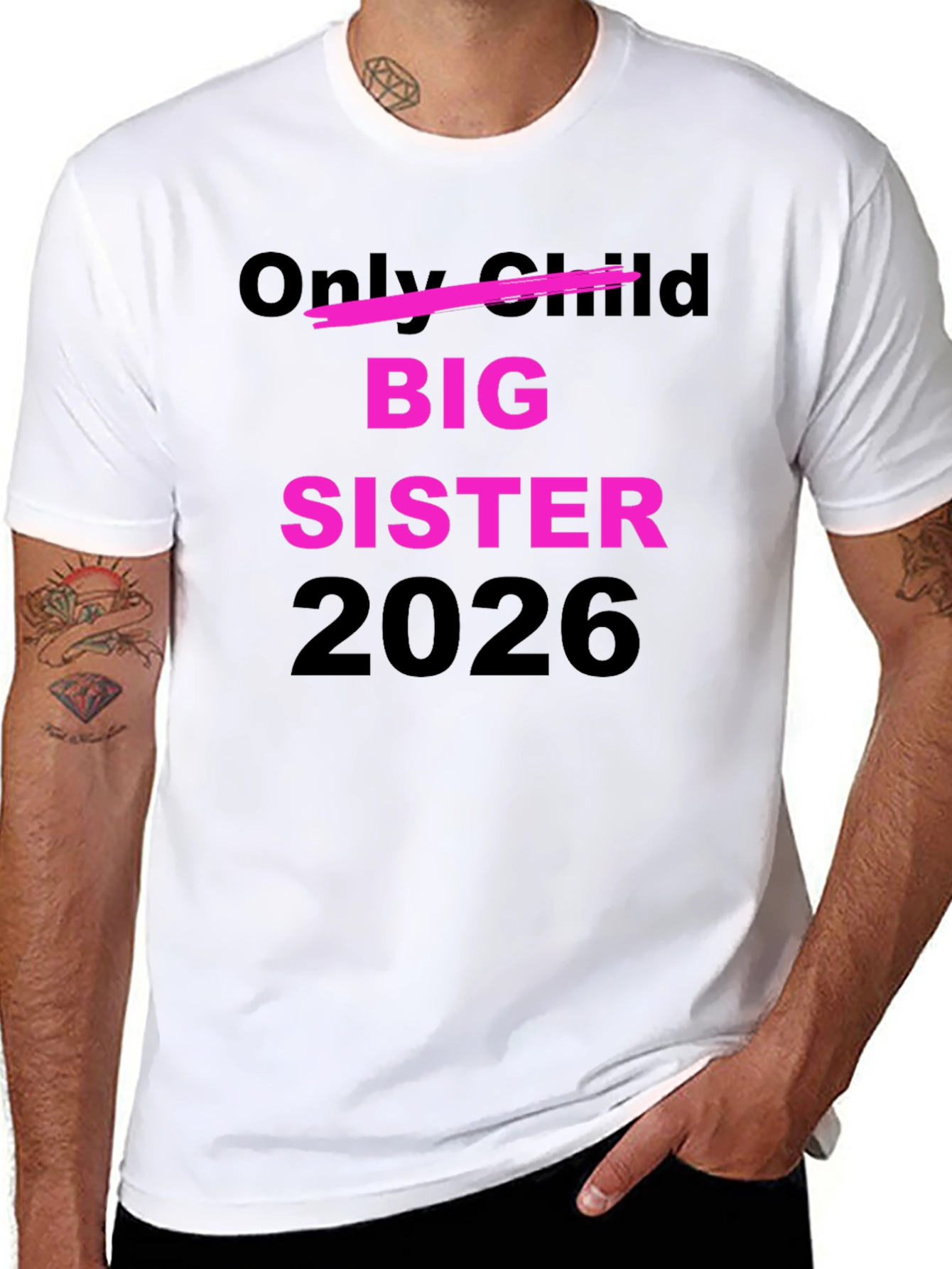 Big Sister 2026 Graphic Tee Shirt