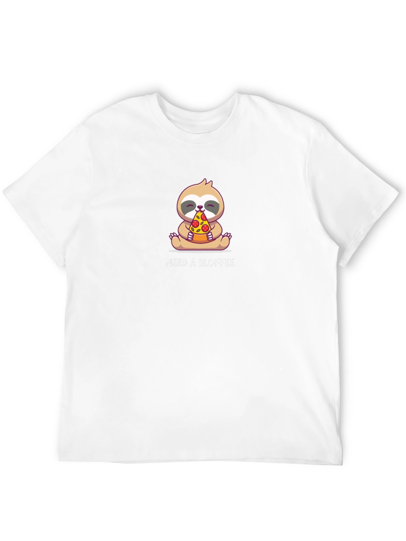 Need a Sloffee Sloth Pizza Graphic Tee