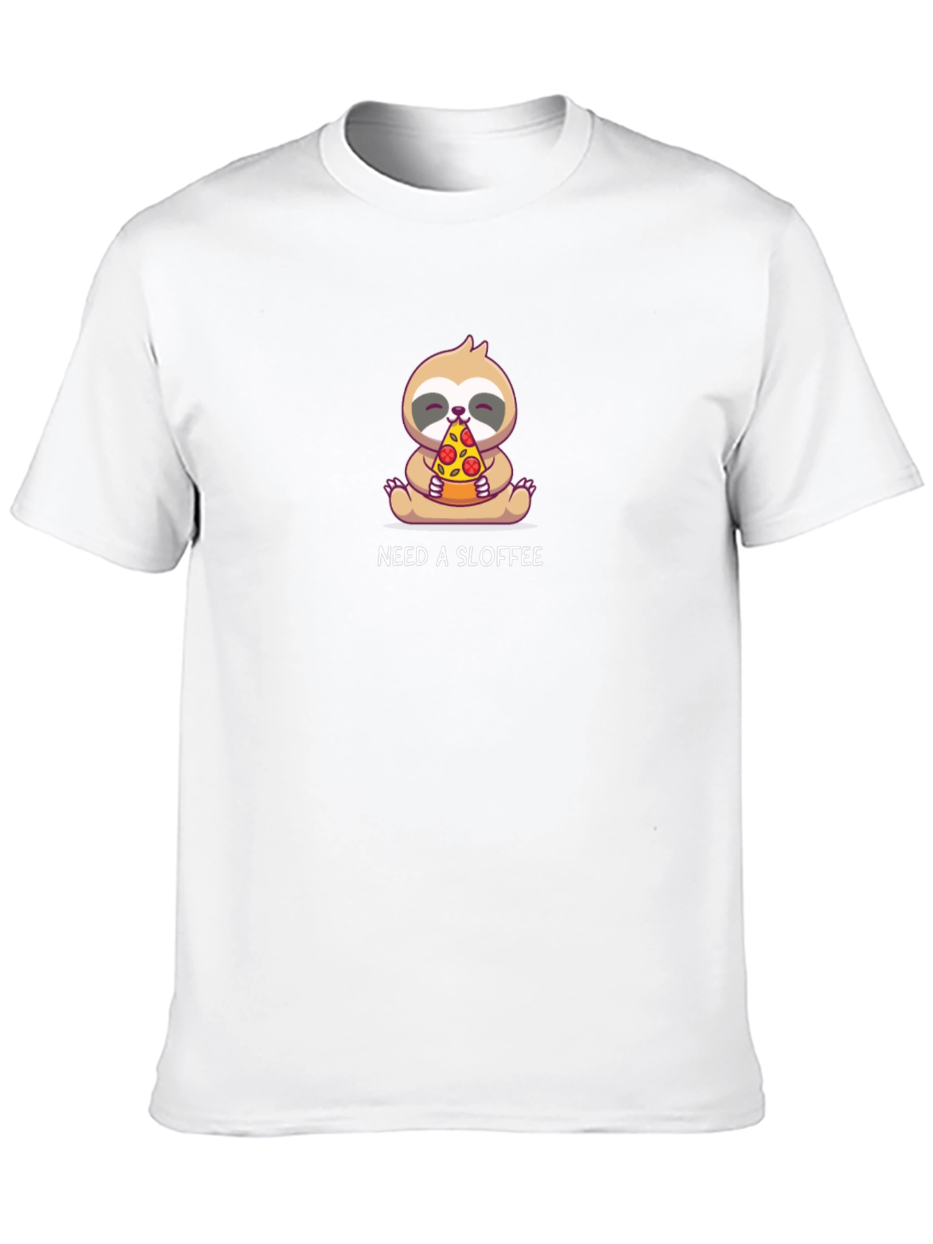 Need a Sloffee Sloth Pizza Graphic Tee